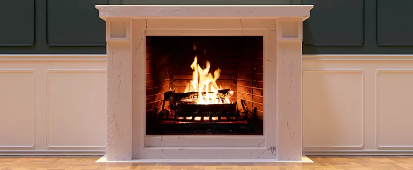 Decorative Electric Fireplace Installation in Perris, California