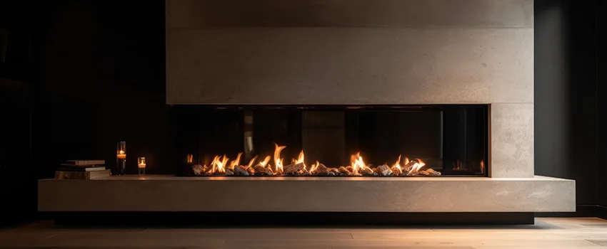 Gas Fireplace Ember Bed Design Services in Perris, California