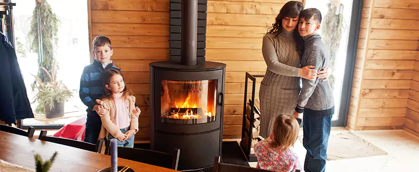 Morso Cast Iron Fireplace Insert Installation in Perris, California