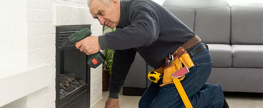 New Indoor Fireplace Installation in Perris, California