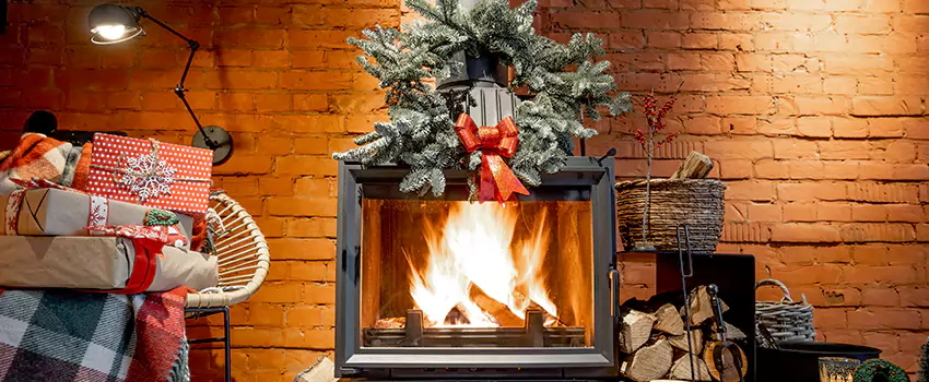 Travis Industries Linear Gas Fireplace Installation in Perris, California