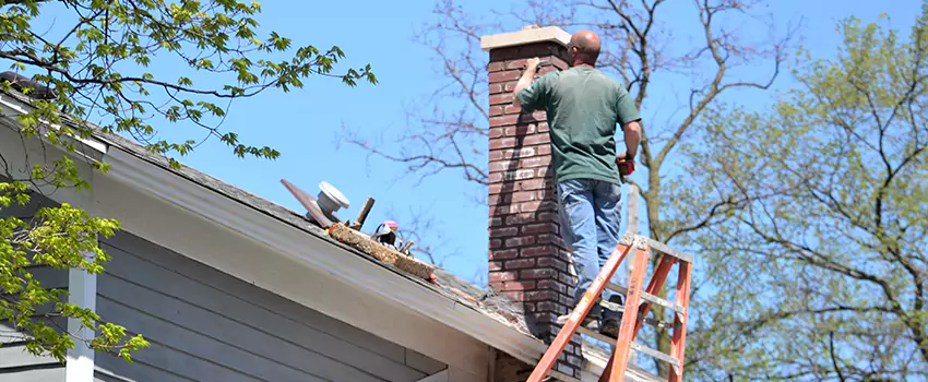 Vinyl and PVC Chimney Flashing Installation in Perris, CA