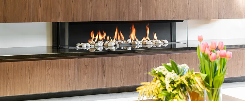 Double-height Fireplace Design Refurbishment in Perris, California